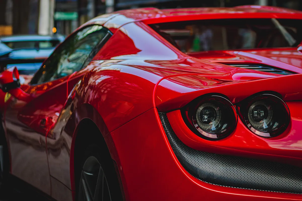 Ferrari rear detail